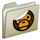 Lightbrown Sticker MILO icon